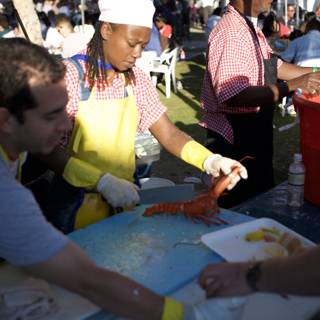 Lobster Preparations at the 2007 Festival