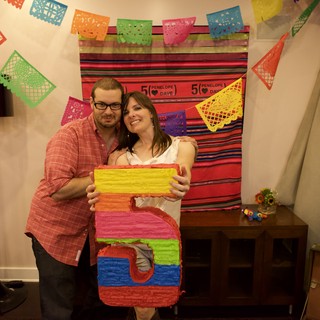 Penelope and Dave Celebrate Five Years Together