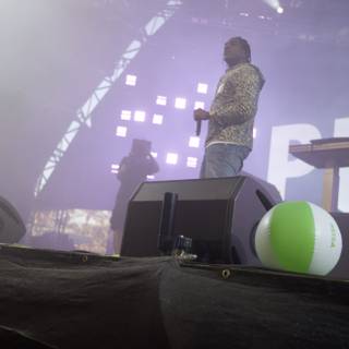 Pusha T rocks Coachella stage with green ball