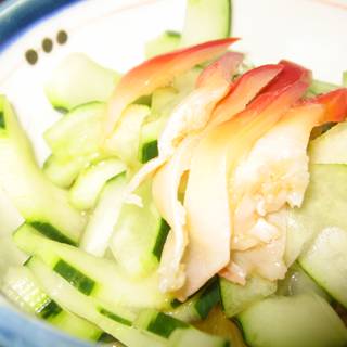 Cucumber and Crab Salad Delight