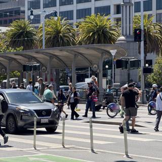 Urban Symphony at the Crosswalk