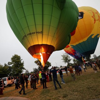 Green Cactus Balloon Ignites at Sonoma Balloon Classic