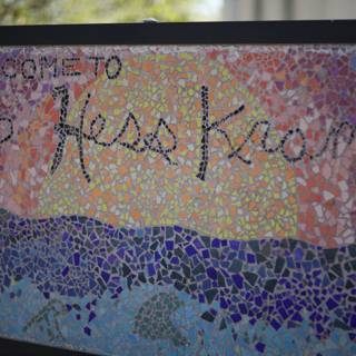 Welcome to Cape Hess Kammer - A Mosaic Art Sign