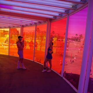 Vivid Interplay: Colors and Casuals at Coachella 2024