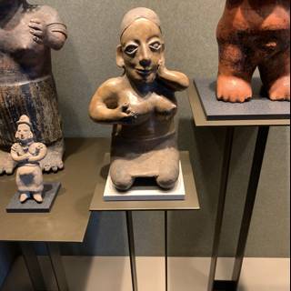 Figurines and Statues Displayed in Museum