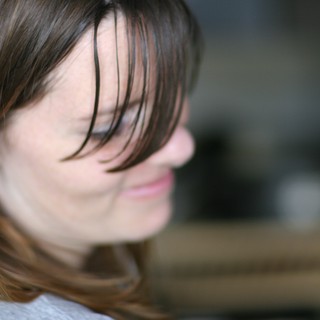 Candid Portrait of Penelope with Wind-Swept Hair