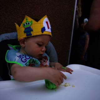 King for a Day: Wesley's First Birthday Bash