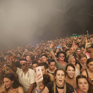 Smoke Filled Concert Crowds