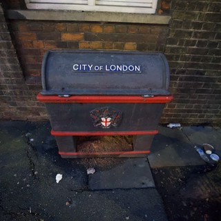 Historic City of London Cast Iron Litter Bin