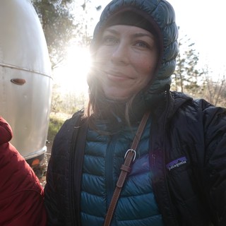 Outdoor Adventure Selfie with RV Companion