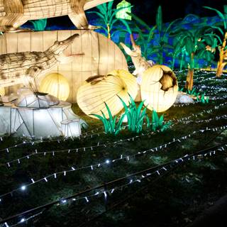 Glowfari Magic: The Alligator Monument