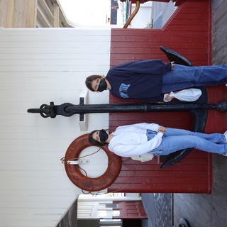 Friends Visit Historic Maritime Ship Deck