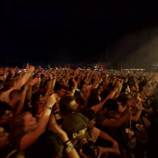 Crowd going wild at Coachella concert