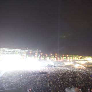Electric Energy: A Nighttime Concert Crowd