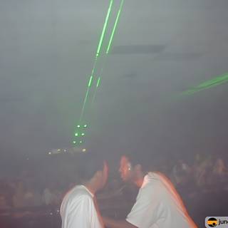 Grooving in the neon nightclub