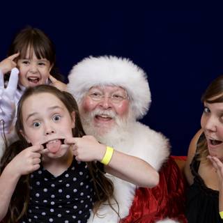 A Polka Dot Christmas with Santa