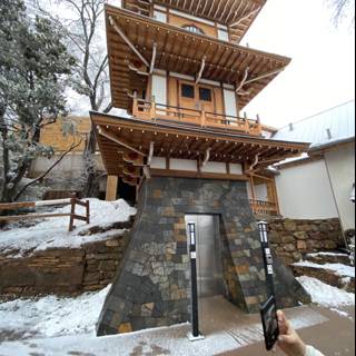 Capturing the Pagoda in Winter Wonderland