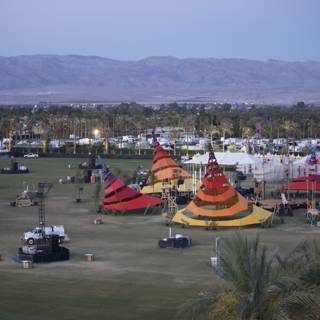 Tent Village in the Field