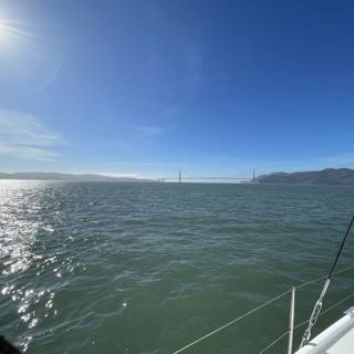 Golden Gate Bridge from a Boat