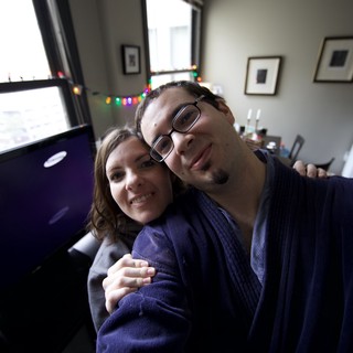 Holiday Couple Selfie on Christmas Day 2008