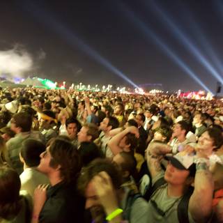 Electrifying Crowd at Cochella Music Festival