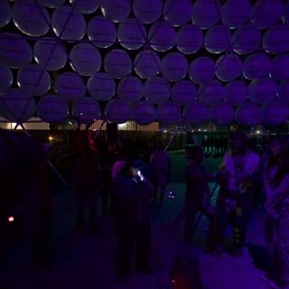 Clubbing under Purple Lights
