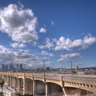 Los Angeles Cityscape from 6th St Bridge