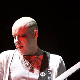 Bald Guitarist Rocks Coachella Stage