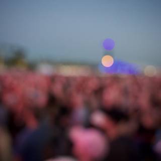 A Vibrant Blur: Night at Coachella 2024