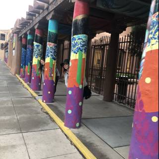 Colorful Pillars