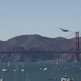 Fleet Week Air Show Over The Bay Bridge