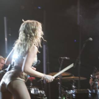 Bikini Drummer Rocks Coachella Stage