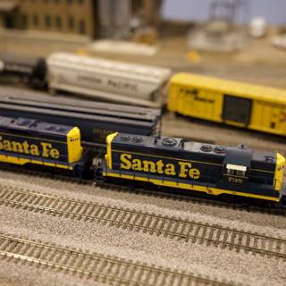 Miniature Marvel: Santa Fe on the Tracks