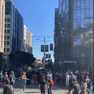 Urban Metropolis Crowd in San Francisco