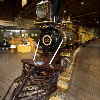 Historic Steam Locomotive 'Big Boy' on Museum Display