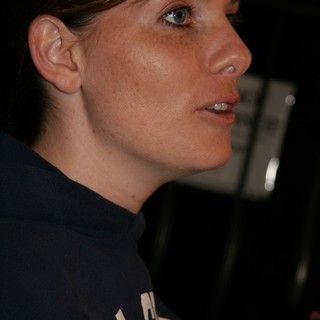 Candid Portrait of Penelope in Dark Setting