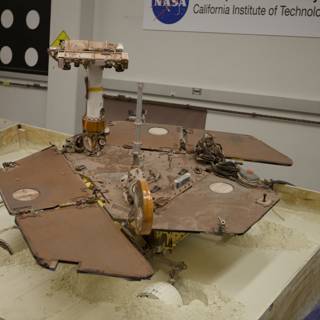 Unstuck Rover on Plywood Table