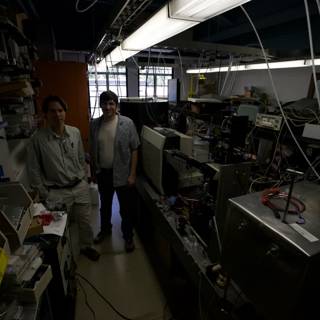 Lab Work: Two Men and Their Equipment