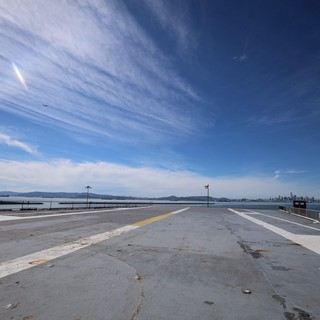 Weathered Flight Deck of Historic USS Hornet