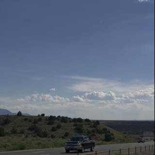 Driving through the Santa Fe Sky