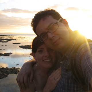 Golden Sunset Embrace on a Fijian Beach