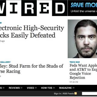Wired Magazine's New Website Advertisement