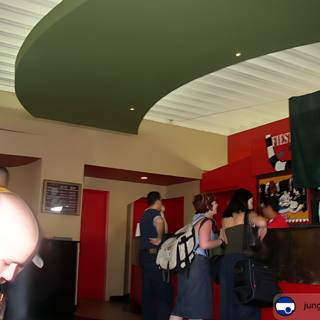 Group Gathering at a Local Counter in Ensenada, Mexico