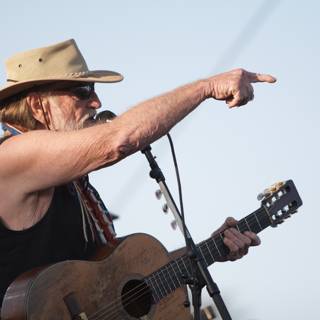 Willie Nelson Performs at Okeechobee Music Festival in Cowboy Hats