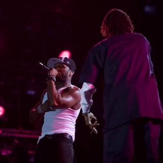 50 Cent Rocks Coachella Stage