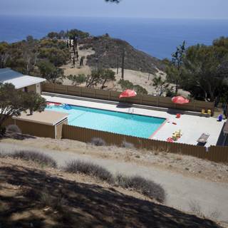Serene Hilltop Pool at Resort Villa