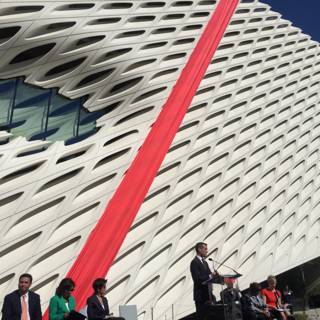 Ribbon Cutting Ceremony for The Broad Building