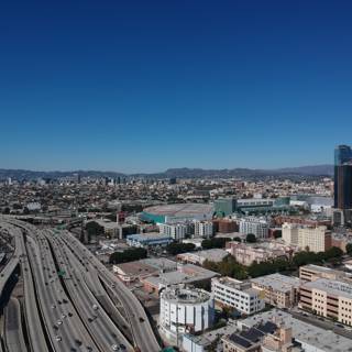 Los Angeles Cityscape from the Top of Convention Center