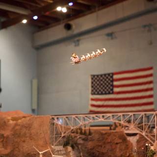 Santa's Flight over Walnut Creek