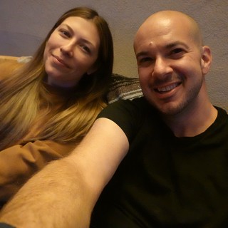 Cozy Evening Selfie on the Couch